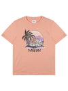 Zewel Print Cotton Short Sleeve T-Shirt Papaya - ISABEL MARANT - BALAAN 1