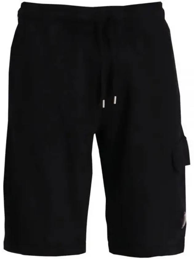 CP Company Short Pants 18CMSB069A002246G999 BLACK - CP COMPANY - BALAAN 2