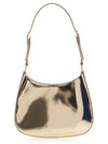 Cleo Brushed Shoulder Bag Gold - PRADA - BALAAN 5