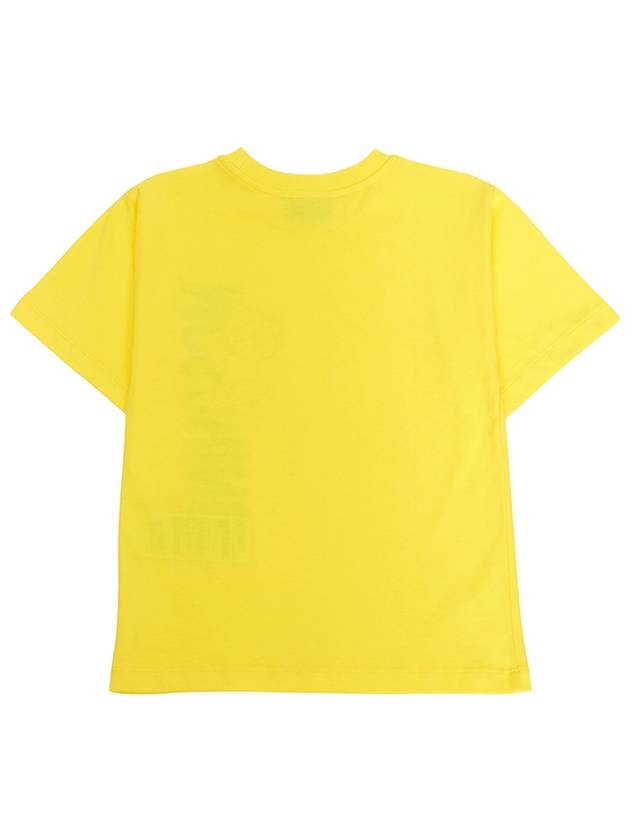 Kids short sleeved T shirt HVM03R LAA02 50162 Adults can wear - MOSCHINO - BALAAN 2