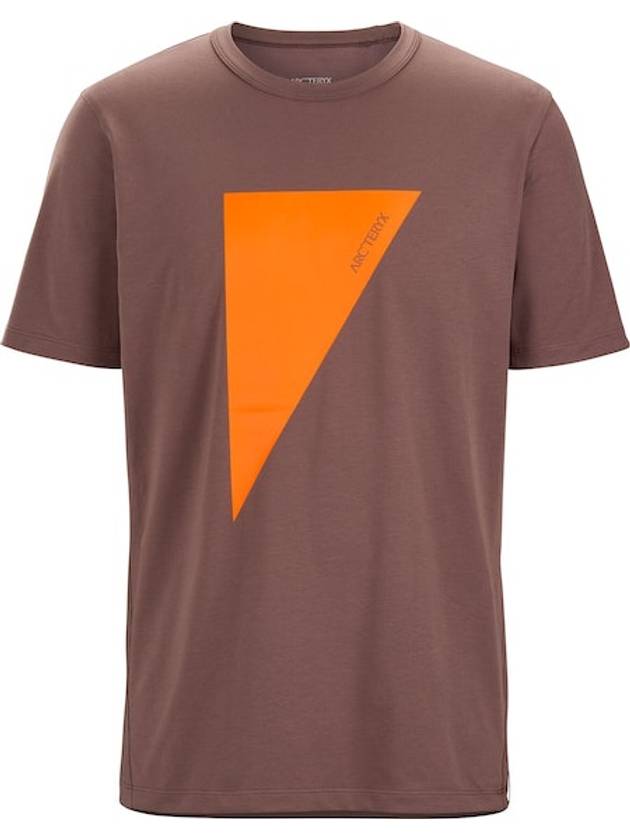 Men's Captive Arc Postrophe Word Short Sleeve T-Shirt Brown - ARC'TERYX - BALAAN 2