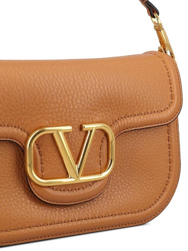 Alltime Soft Grain Calfskin Shoulder Bag Brown - VALENTINO - BALAAN 5