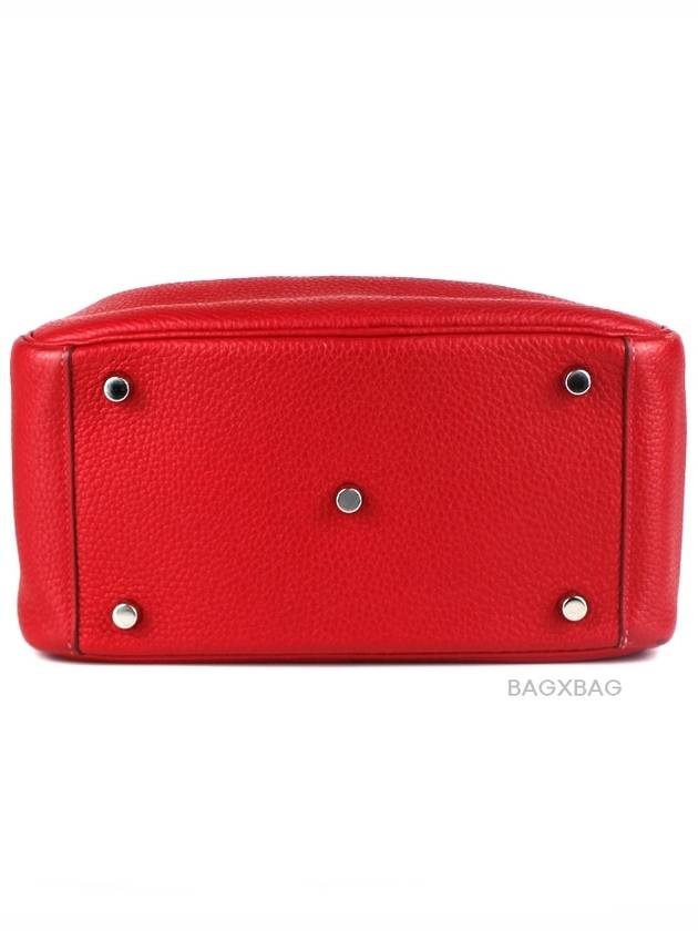 HM Lindy 26 Red Silver HM31BG030 - HERMES - BALAAN 4