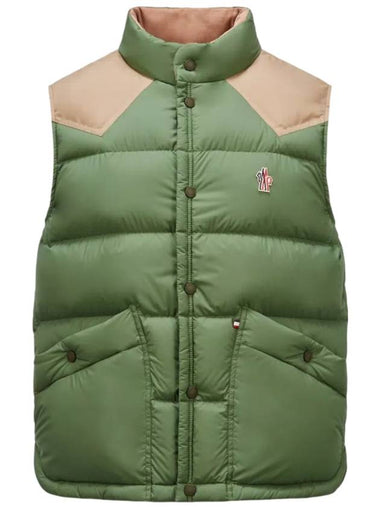 Grenoble Veny Down Vest Green - MONCLER - BALAAN 1