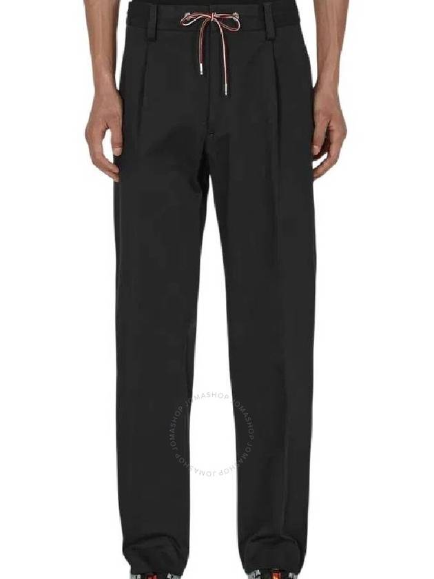 Gabardine Straight Pants Black - MONCLER - BALAAN 3