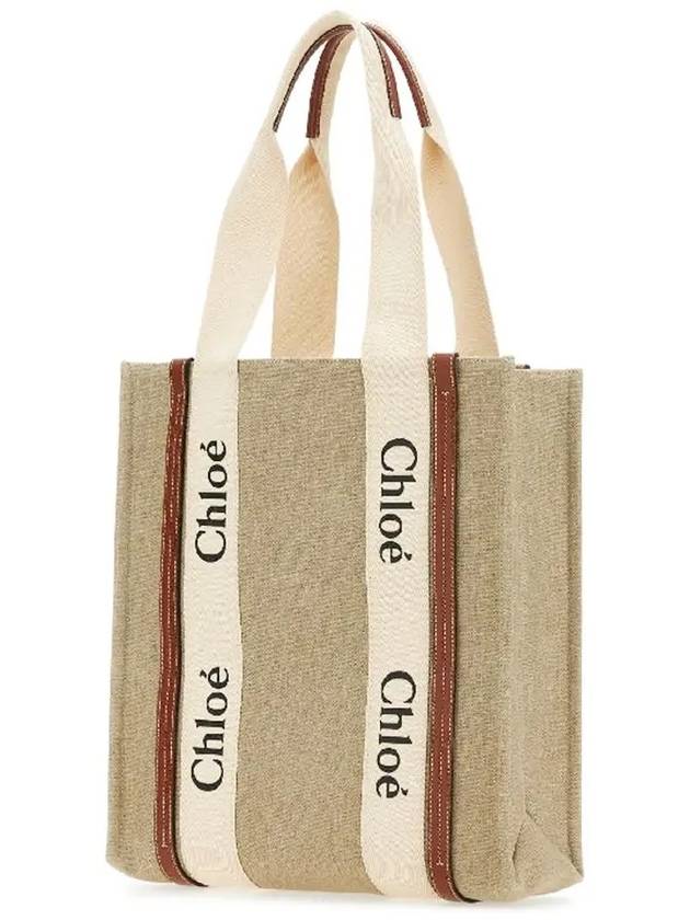 Woody Tote Bag Beige - CHLOE - BALAAN 4