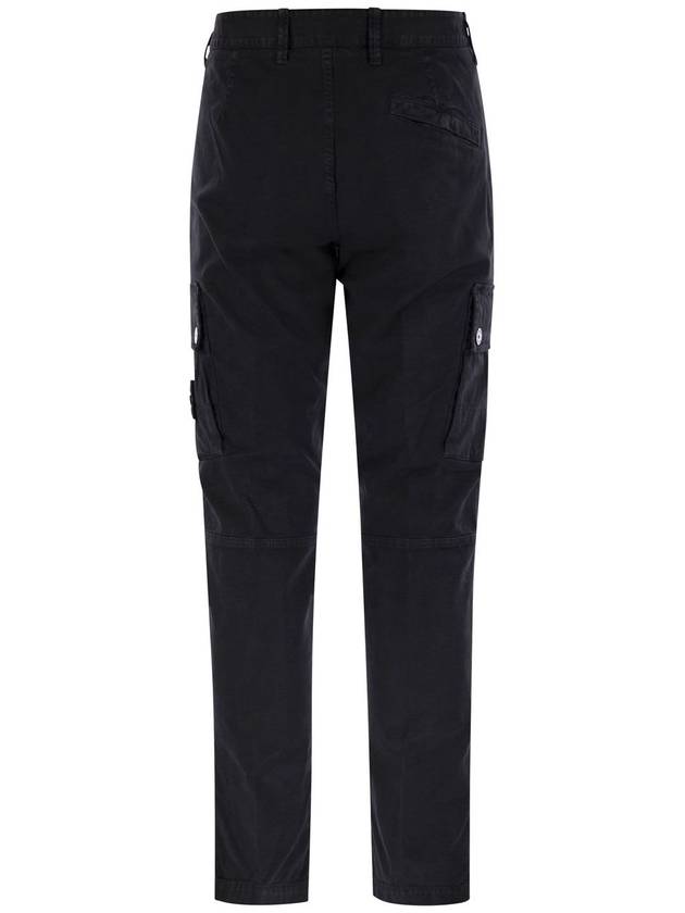 Compass Badge Cargo Straight Pants Blue - STONE ISLAND - BALAAN 3