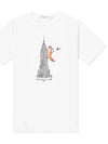 Olly Empire Fox Printing Round Short Sleeve T-Shirt White - MAISON KITSUNE - BALAAN 2