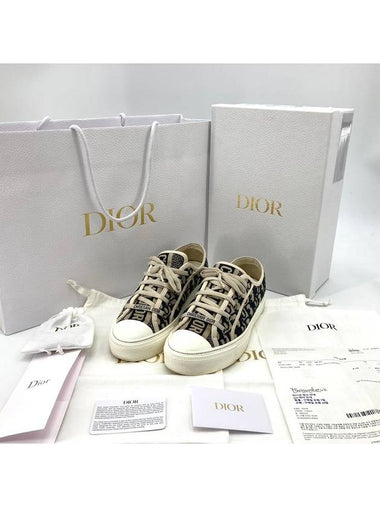 Christian Oblique Walk Low Top Sneakers - DIOR - BALAAN 1