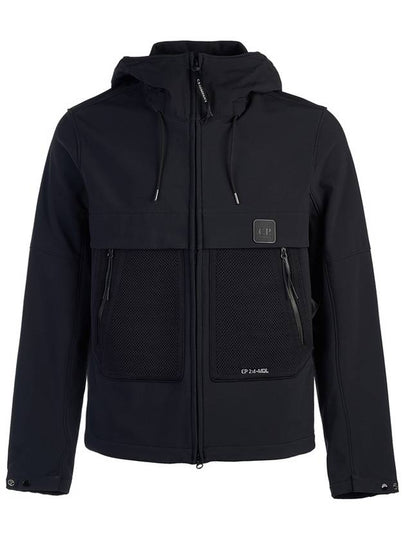 Men's Metropolis Shell Hooded Jacket Black - CP COMPANY - BALAAN 2