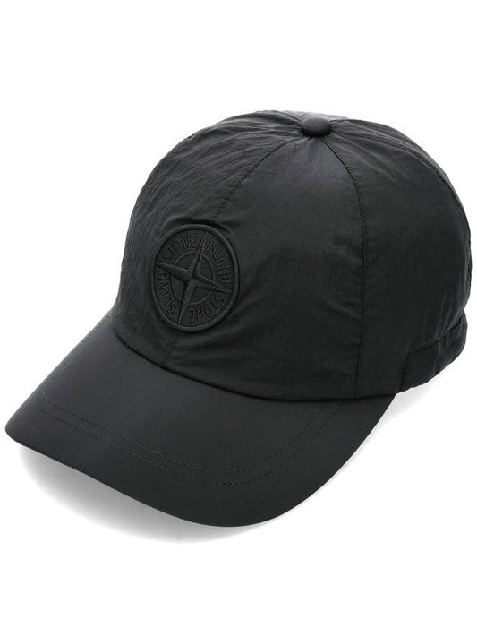 Nylon Logo Ball Cap Black - STONE ISLAND - BALAAN 2