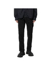 Lens Wappen Straight Pants Black - CP COMPANY - BALAAN 1