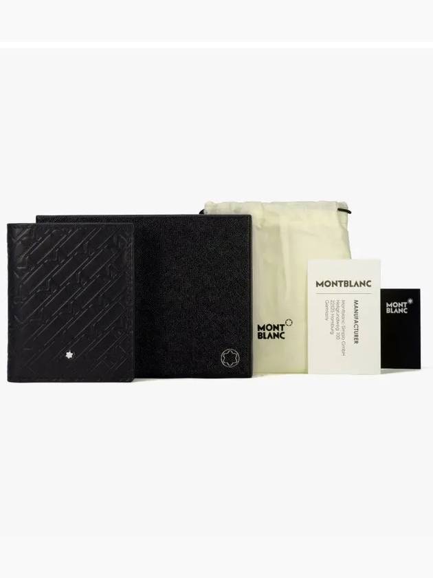 Emgram Compact Half Wallet Black - MONTBLANC - BALAAN 5