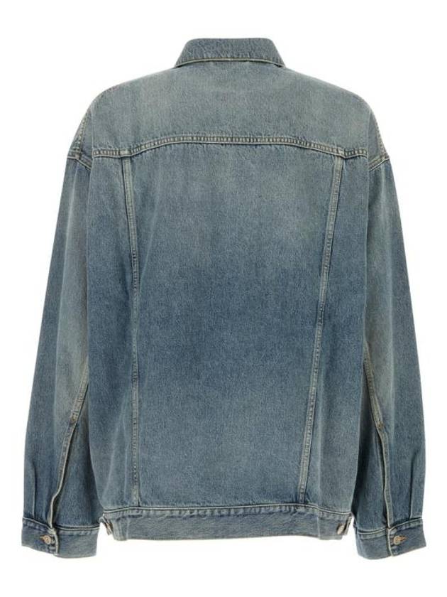 Oversized Fit Denim Jacket Blue - BALENCIAGA - BALAAN 3