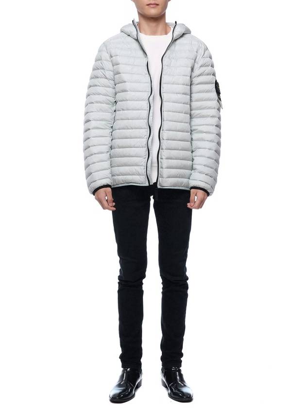 Loom Woven Chambers R-Nylon Down-TC Packable Jacket light Grey - STONE ISLAND - BALAAN 4