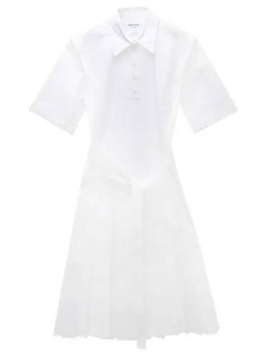 Belted poplin dress - THOM BROWNE - BALAAN 1