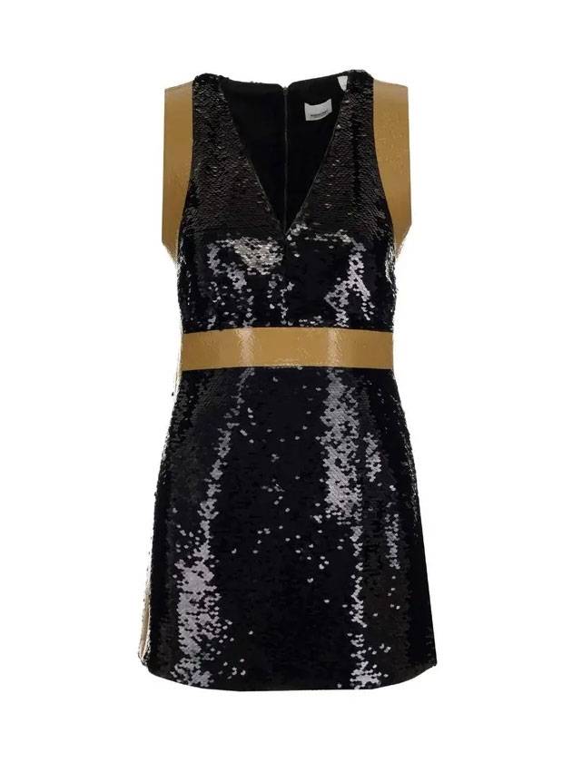 Tape Sequin Mini Midi Dress - BURBERRY - BALAAN 1