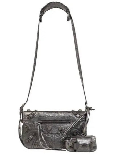 Le Cagole XS Flap Cross Bag Steel Grey - BALENCIAGA - BALAAN 2