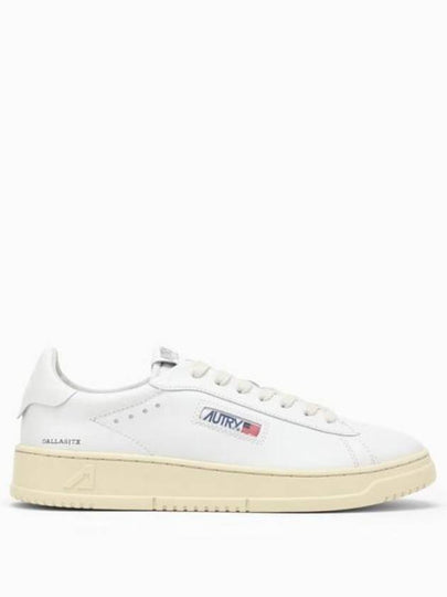 Dallas White Tab Leather Low Top Sneakers White - AUTRY - BALAAN 2