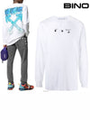 Marker Arrow Long Sleeve T-Shirt White - OFF WHITE - BALAAN 2