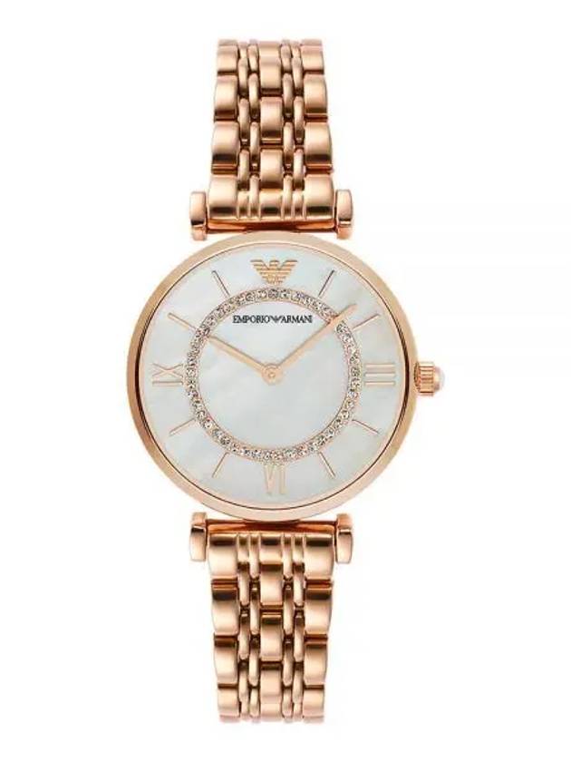 Women Classic Dial Metal Watch Rose Gold - EMPORIO ARMANI - BALAAN 2