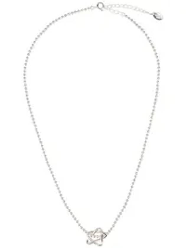 No444 925 Silver Necklace Silver - SENTIMENTS - BALAAN 1