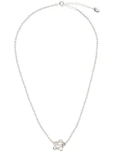 No444 925 Silver Necklace Silver - SENTIMENTS - BALAAN 1