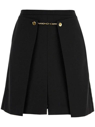 technical twill skirt for women - GANNI - BALAAN 1