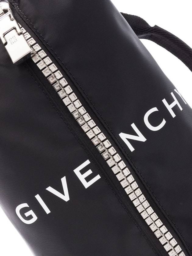 Logo G Zipper Nylon Belt Bag Black - GIVENCHY - BALAAN 4