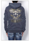 Robbins Jeans Unisex Wing LA Foil Hooded ZipUp Navy - TRUE RELIGION - BALAAN 6