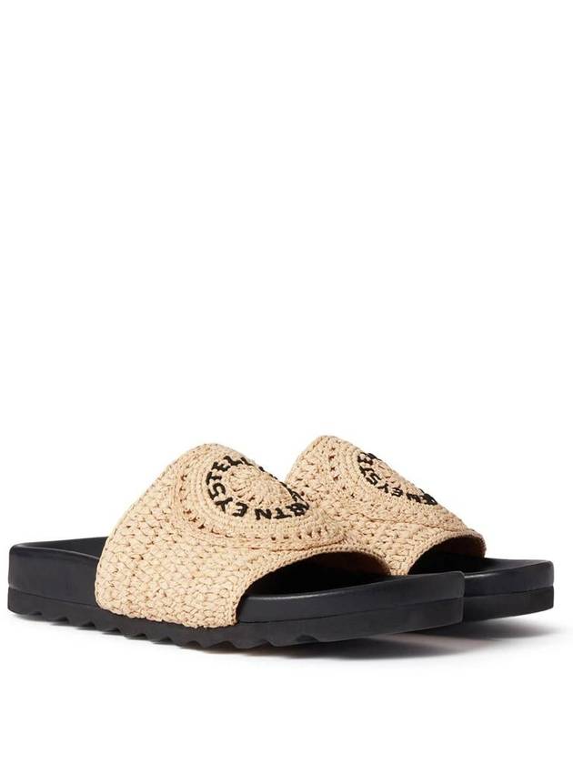 Elyse raffia slides 810387AFACL0 - STELLA MCCARTNEY - BALAAN 3