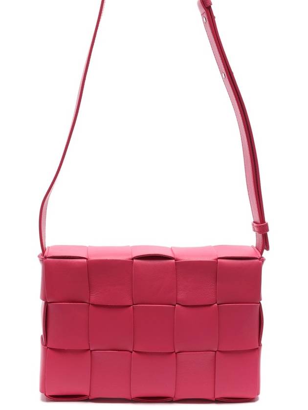 Intrecciato Cassette Cross Bag Cranberry - BOTTEGA VENETA - BALAAN 5