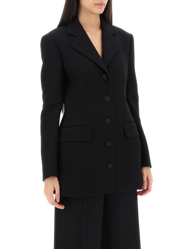 Virgin Wool Single Breasted Blazer F29XRTHUMTB - DOLCE&GABBANA - BALAAN 3