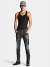 Pioner Wash Skater Jeans Black - DSQUARED2 - BALAAN 3