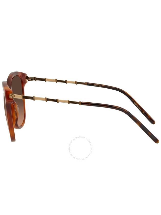 Gucci Brown Gradient Square Ladies Sunglasses GG0654S 003 56 - GUCCI - BALAAN 3