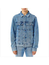 Barsi Trucker Denim Jacket Light Blue - DIESEL - BALAAN 2