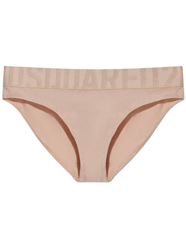 Dsquared2 Briefs With Logo, Women's, Beige - DSQUARED2 - BALAAN 1