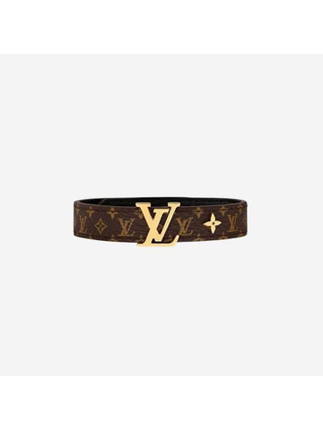 LV Iconic Leather Bracelet Gold Brown - LOUIS VUITTON - BALAAN 1