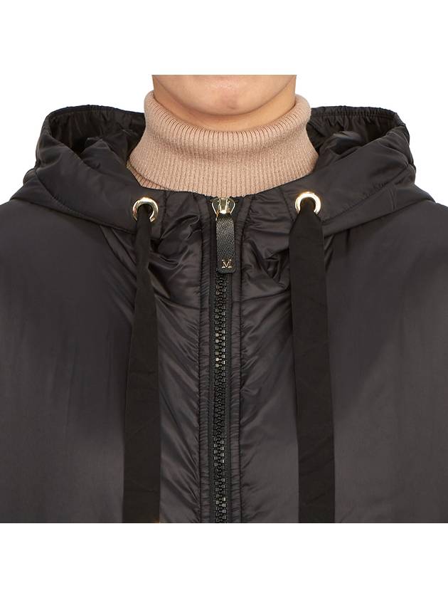 Greenca Padding Cape Black - MAX MARA - BALAAN 9