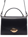 Lana Top Handle Shoulder Bag Black - MULBERRY - BALAAN 2