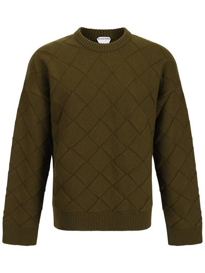 Intrecciato Wool Knit Top Olive Oil - BOTTEGA VENETA - BALAAN 2