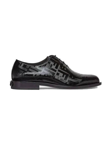 Patent Leather Lace Up Derby Black - FENDI - BALAAN 1