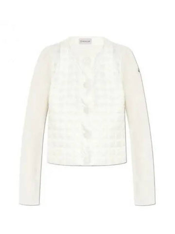 9B00001 M1131 030 Knit Quilted Cardigan - MONCLER - BALAAN 1