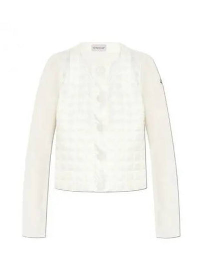 9B00001 M1131 030 Knit Quilted Cardigan - MONCLER - BALAAN 1