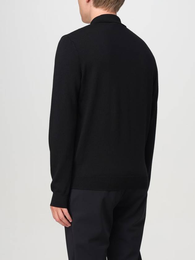 Jacob Logo Polo Knit Top Black - A.P.C. - BALAAN 6