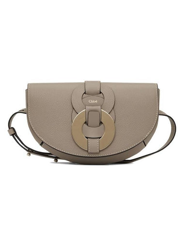 Darryl Leather Belt Bag Grey - CHLOE - BALAAN 1