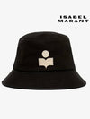 Isabel Marant Hailey Logo Bucket Hat Black CU001XFA A3C05A BKEC - ISABEL MARANT ETOILE - BALAAN 2