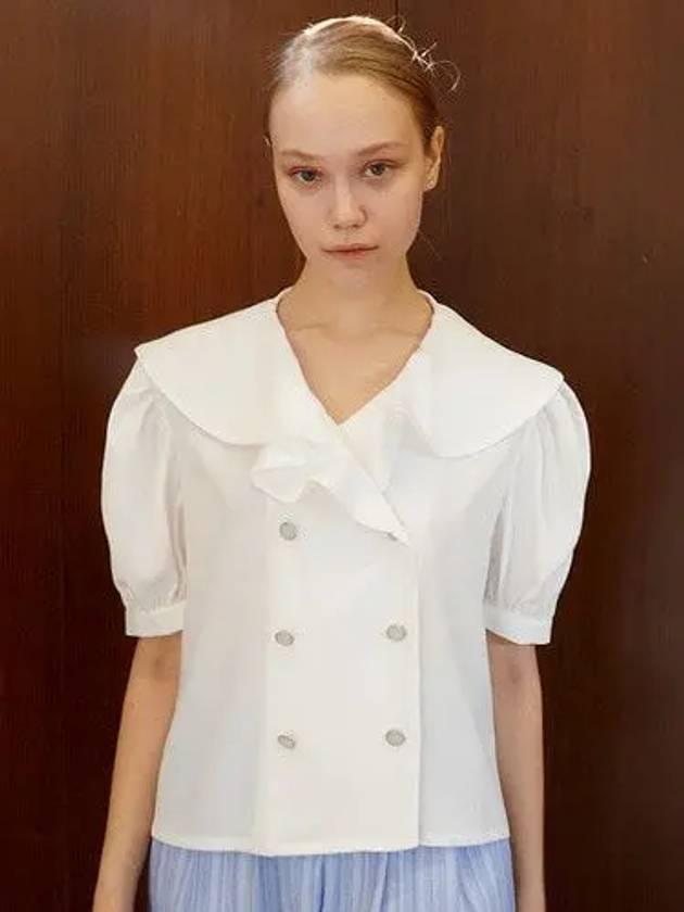 Sailor Frill Blouse White - DAMAGE MNEMONIC - BALAAN 1