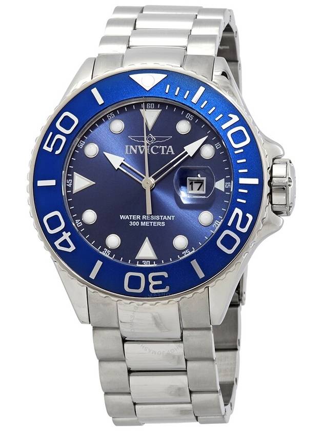 Invicta Grand Diver Quartz Blue Dial Stainless Steel Men's Watch 28766 - INVICTA - BALAAN 1