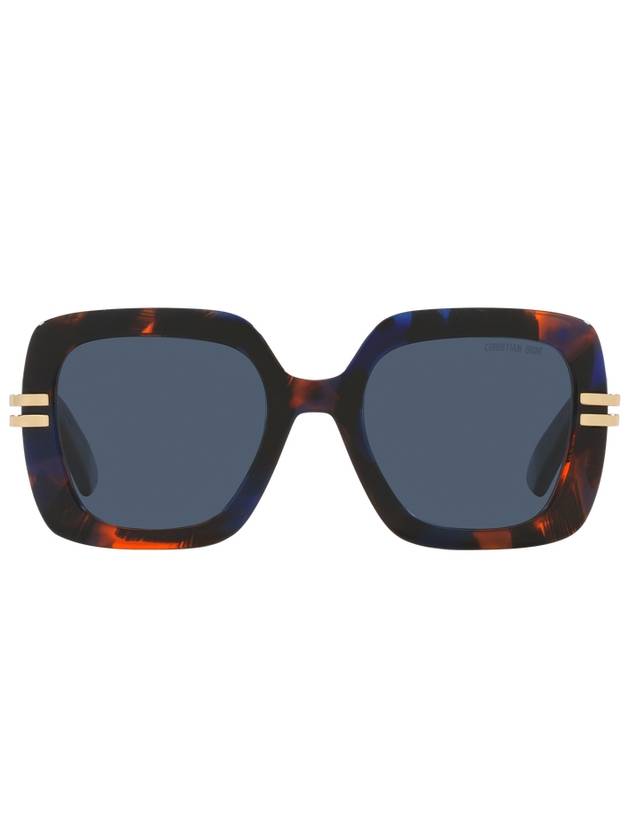 Square Acetate Sunglasses Black Orange Blue - DIOR - BALAAN 3